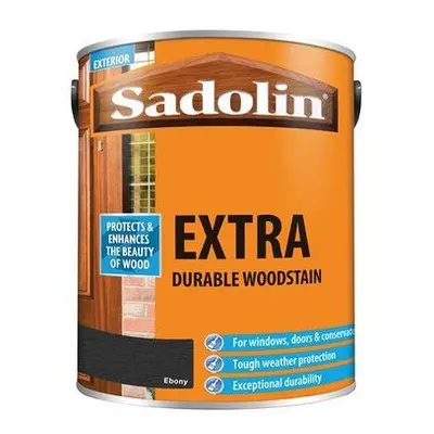 Sadolin Extra Durable Woodstain Ebony Litre