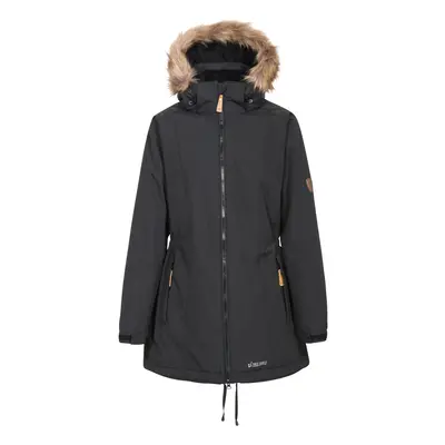 (16, Black) Trespass Womens Parka Jacket Waterproof Celebrity