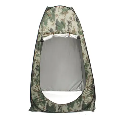 (Camouflage) People Outdoor Camping Automatic Tent Portable Sunshade Change Room Waterproof UV P