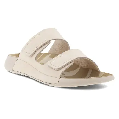 (Limestone, UK 5-5.5) Ecco Shoes 2nd Cozmo Womens Ladies Adjustable Slide Slip on Sandals