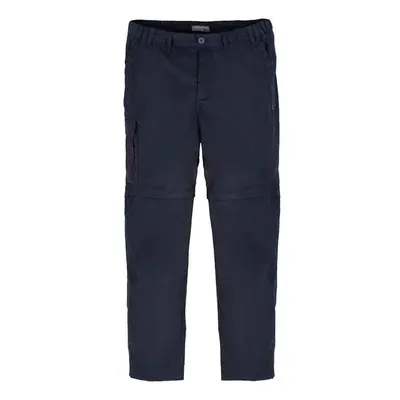 (30R, Dark Navy) Craghoppers Mens Expert Kiwi Convertible Cargo Trousers