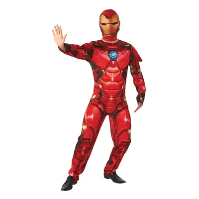 (Standard, Red) Iron Man Boys Deluxe Refresh Costume