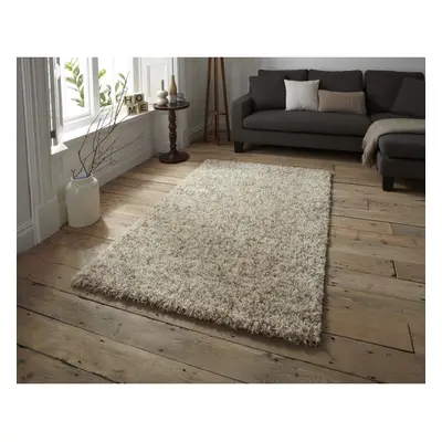 (200cm x 290cm) Vista Shaggy Pile Rug Polypropylene Floor Mat (Cream)