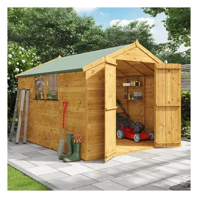 (10x8, Windowed) BillyOh Master Tongue and Groove Apex Shed