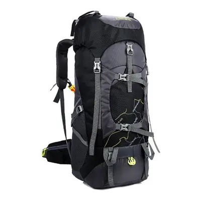 (Black, 50-70L) Sport Bag Outdoor Hiking Backpack Multipurpose Camping Bags,Large Capacity Trave