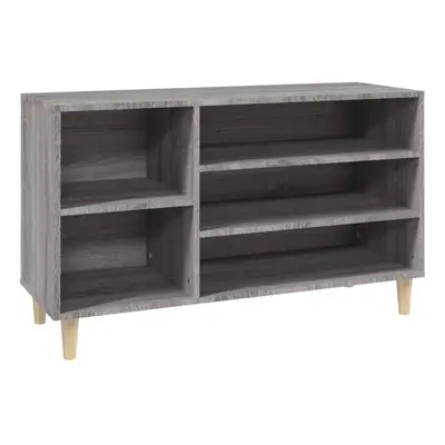 (Grey sonoma) vidaXL Shoe Cabinet Engineered Wood Shoe Storage Shelf Organiser Multi Colours