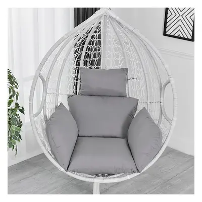 (Grey) Hammock Seat Cushion Hanging Swing Seat Pad Chair Bed Back Pad Chair Pillow Home Office F