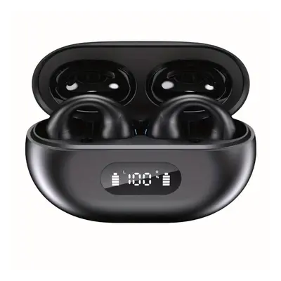 TWS Wireless 5.3 Earbuds Clip Ear Headset Waterproof Earphone Mini Earpiece Stereo Headphone For