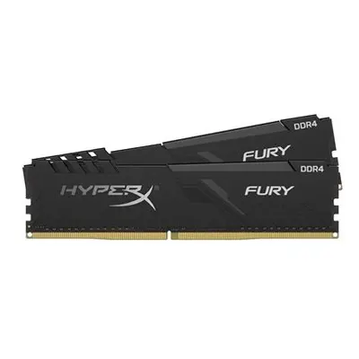 Kingston Hyperx 16Gb Fury Black Heatsink X 8Gb Ddr4 3200Mhz Dimm System HX432C16FB3K2/16