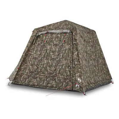 (Camouflage) vidaXL Fishing Tent 4-Person Lightweight Camping Tent Camouflage Quick Release