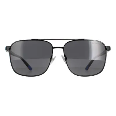 Polo Ralph Lauren Sunglasses PH3135 Shiny Black Grey Polarized