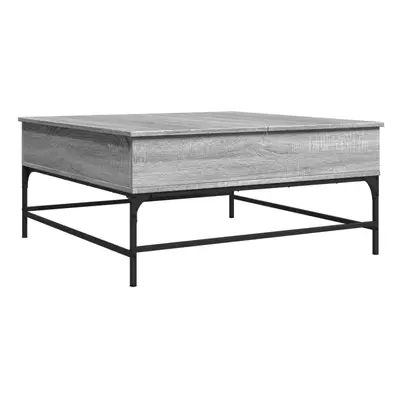 vidaXL Coffee Table Hall Side Table Grey Sonoma Engineered Wood and Metal