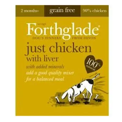 Forthglade Just Chicken With Liver Grain Free (395g) (Pack of 18)