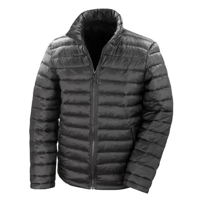 (S, Black) Result Mens Ice Bird Padded Winter Jacket (Water Repellent & Windproof)