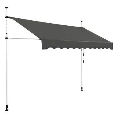 Telescopic Canopy Retractable Adjustable Outdoor Clamp Awning Sun Shelter