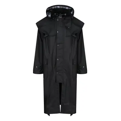 (S, Black) Regatta Mens Cranbrook Waterproof Wax Jacket