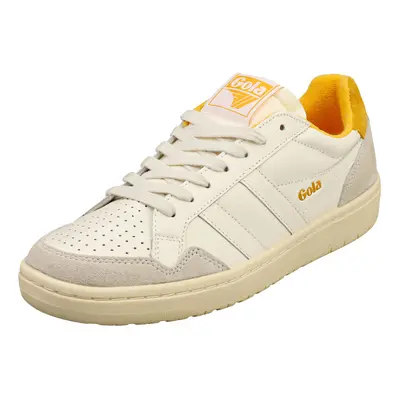 (6) Gola Eagle Womens Casual Trainers in Off White Sun