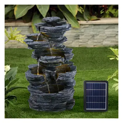 Outdoor Solar-Powered Water Fountain Decor