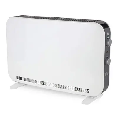 BLACK+DECKER BXCV41001GB 2KW Portable Convector Heater, Anti-Frost Protection, White