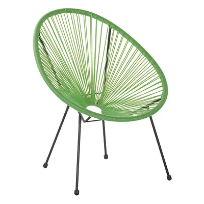 Garden Chair ACAPULCO II PE Rattan Green