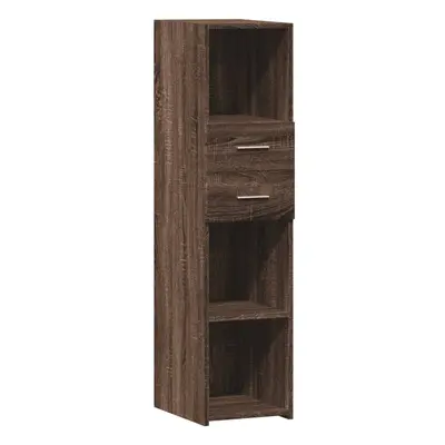 (brown oak) vidaXL Highboard Sideboard Cabinet Storage Cupboard Brown Oak Engineered Wood