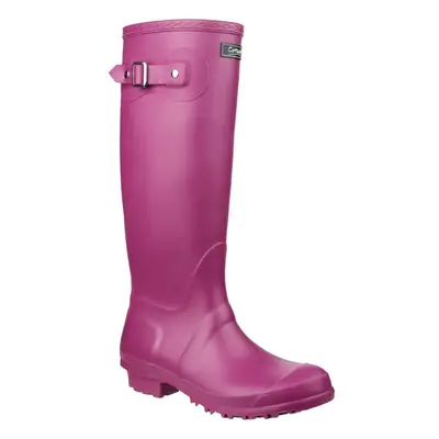 (8 UK, Berry) Cotswold Sandringham Buckle-Up Womens Wellington Boots