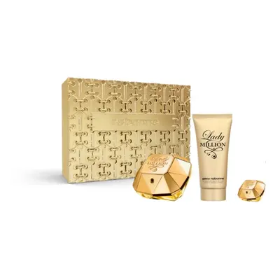 Paco Rabanne Lady Million Eau De Perfume Spray 80ml Set Pieces Christmas