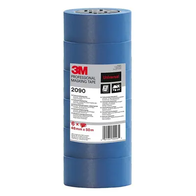 3M Masking Tape Universal Surfaces, medium tack, UV stable, indoors & outdoors, tower pack rolls