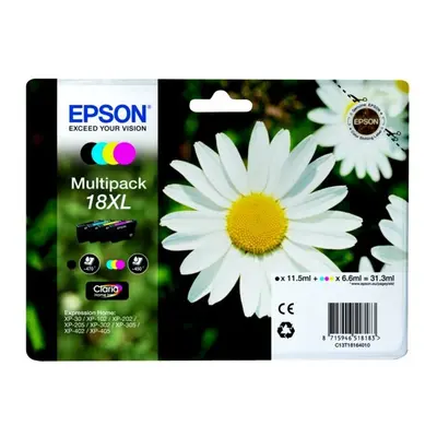 Epson C13T18164022 (18XL) Ink cartridge multi pack, 470pg + 3x450pg, 1x 12ml + 3x 7ml, Pack qty