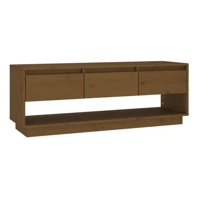 (honey brown) vidaXL Solid Wood Pine TV Cabinet Bedroom Living Room Media Unit Multi Colours