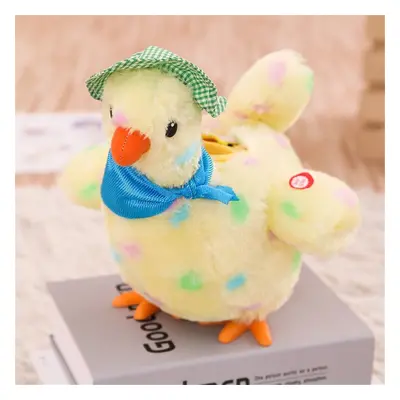 () Electric Egg Laying Hen Funny Plush Toy Plush Doll for Kids Gift