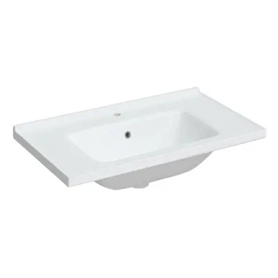 (81 x x 19.5 cm) vidaXL Bathroom Sink Toilet Basin Sink Wash Basin White Rectangular Ceramic