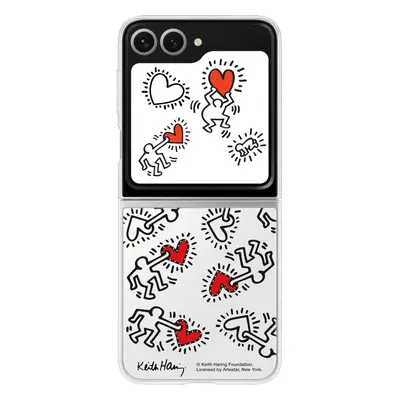 Samsung Galaxy Z Flip Flipsuit Case Keith Haring Edition White