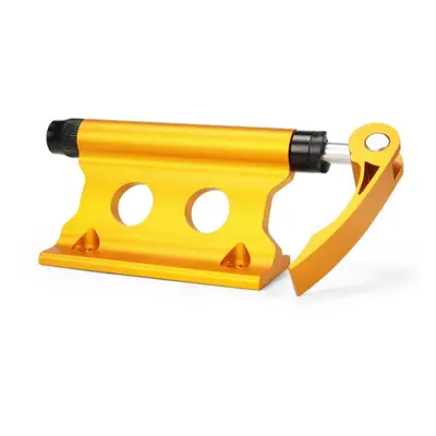 (Yellow) Bike Front Fork Stand Quick Release Holder Fixed Clamp