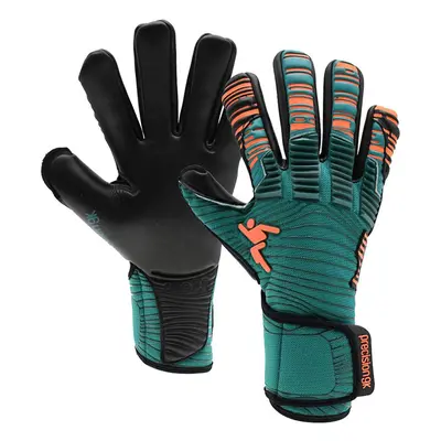 Size Professional JUNIOR Goal Keeping Gloves - ELITE 2.0 Green & Orange Keeper