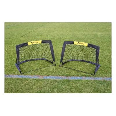 2 PACK - x 2.25 Feet Fold Away Football Training Goal - Portable Side Game Net