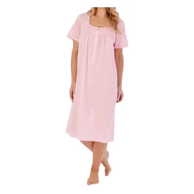 (Pink, 16/18) Slenderella ND01232 Women's Cotton Nightdress