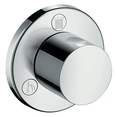 hansgrohe Shut-Off/Diverter Valve Trio/Quattro, Chrome, Silver