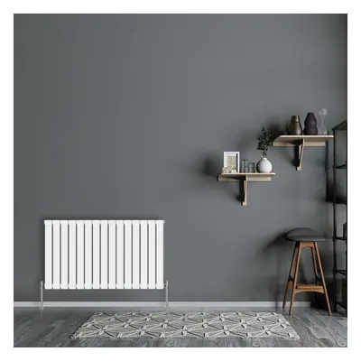 (Horizontal 600x1020mm - Single) NRG Flat Panel Designer Bathroom Central Heating Radiator Gloss