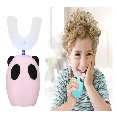 (Pink, 7-15years) Ultrasonic Kids Electric Toothbrush