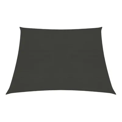 vidaXL Sunshade Sail g/mÂ² Anthracite 4/5x3 m HDPE Outdoor Garden Sunscreen