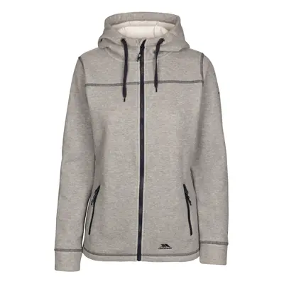 (10, Grey Marl) Trespass Womens Fleece Full Zip with Hood Runpal