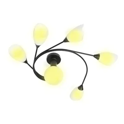 (B: 5+1 Lamp Head) Modern Ceiling Light Home Bedroom Pendant Chandeliers Lamp Lighting Fixture