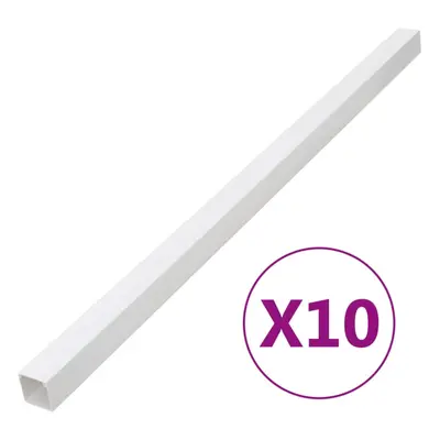 vidaXL Cable Trunking Cable Wire Cover Cable Management 60x60 mm m PVC