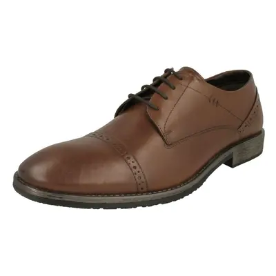 (UK 7, Brown) Mens Hush Puppies Smart Lace Up Shoe Craig Luganda