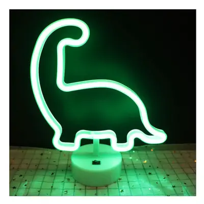 (Dinosaur sign light) Upgrade Neon Night Light Rabbit Vibrato Anchor Bigmouth Bird Creative Nigh