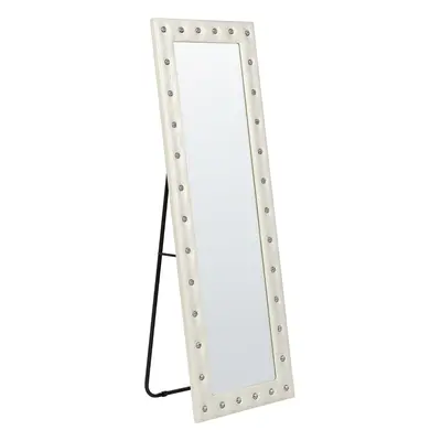 Standing Mirror ANSOUIS Faux Leather White