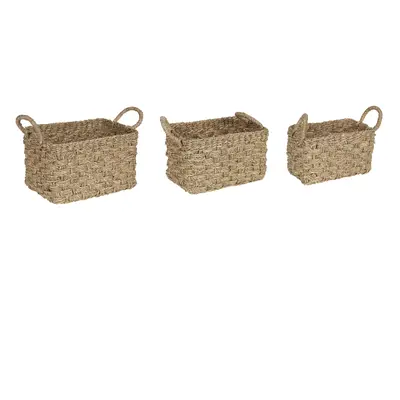 Set of Seagrass Baskets Light HOIAN