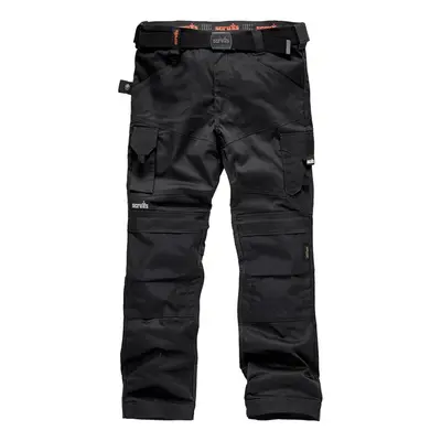 Scruffs Pro Flex Plus Holster Trousers Black - 28R