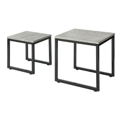 SoBuy FBT42-HG, Nesting Tables, Set of Coffee Table Side Table